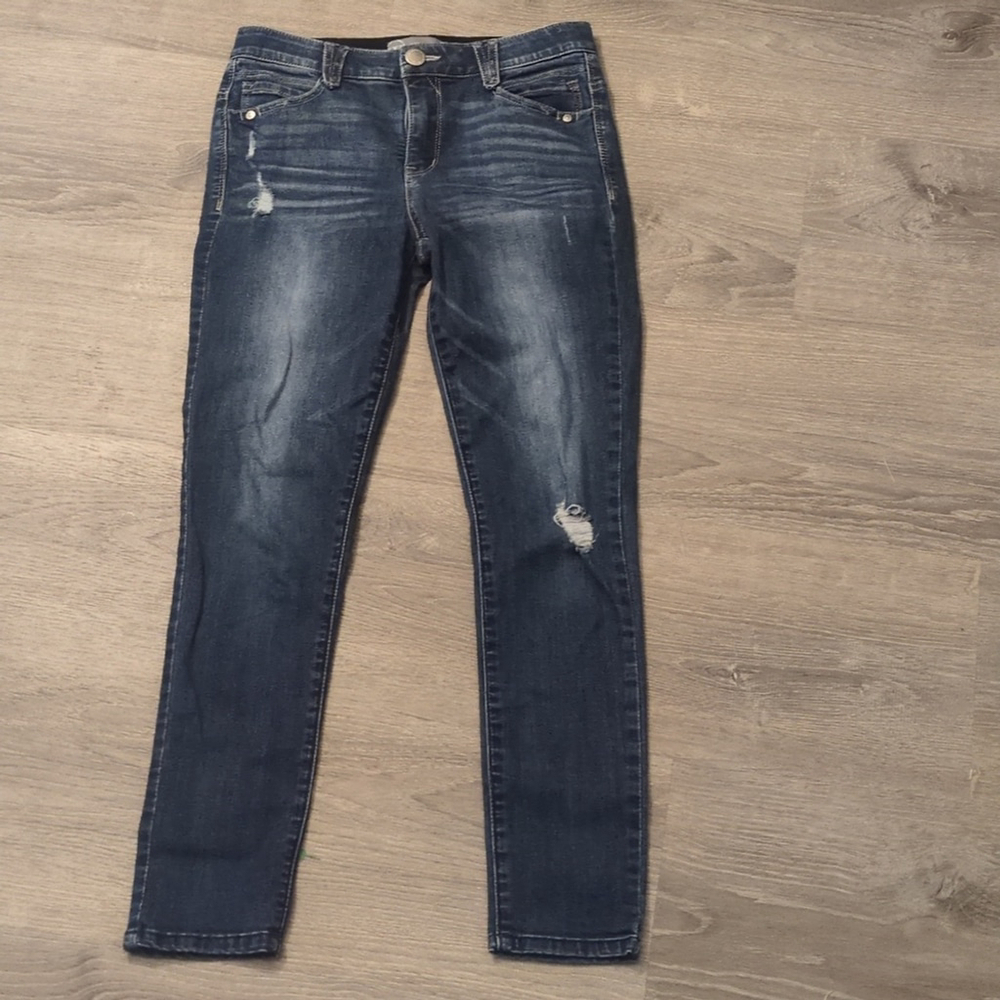Wit & wisdom distressed jeans size 2